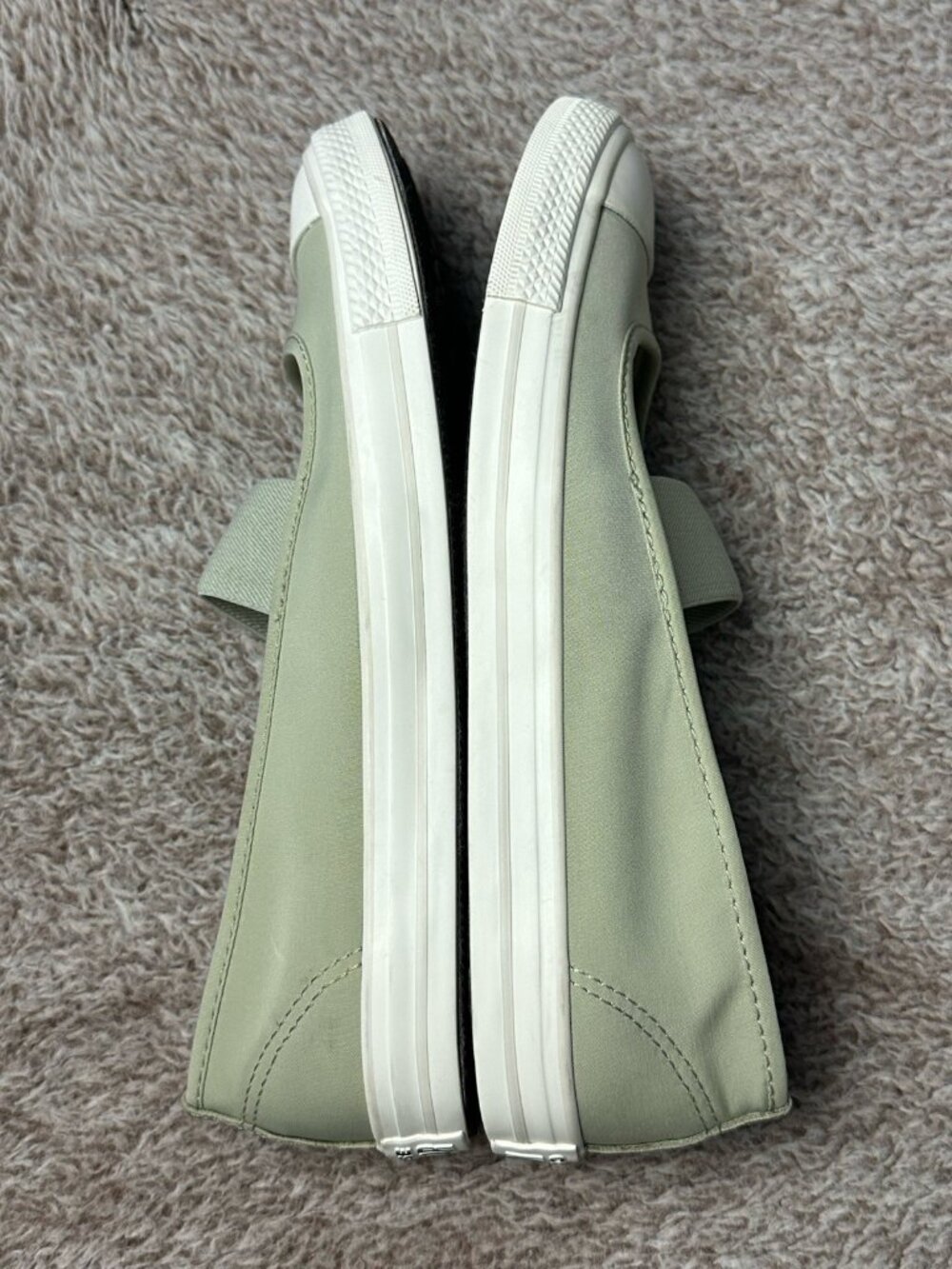 Converse Chuck Taylor All Star Dainty Ballerina Slip-on sneakers SZ-9 Green NWOB - Picture 7 of 13